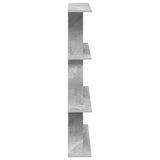 Wall Shelf Concrete Grey 100 x 20 x 126 cm Engineered Wood 8012063