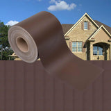 Garden Privacy Screen PVC 70x0.19 m Brown 147862