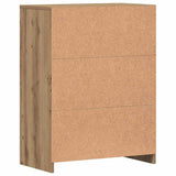 Bathroom Cabinet Artisan Oak 60x33x80 cm Engineered Wood 856288