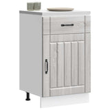 Kitchen Base Cabinet Lucca Grey Sonoma Engineered Wood 853723