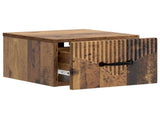 Wall-Mounted Bedside Cabinet 2 pcs Old Wood 34.5 x 33 x 20 cm 898952