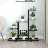 Plant Stand Black Powder-coated metal 94.5 cm x 25 cm x 92.5 cm 336114