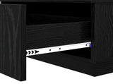 Coffee Table Black Oak 95 x 55 x 31 cm Engineered Wood 8000181