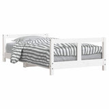 Kids Bed Frame White 80x160 cm Solid Wood Pine 834430