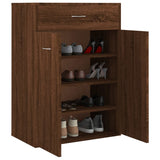 Shoe Cabinet Brown Oak 60x35x84 cm Engineered Wood 815419