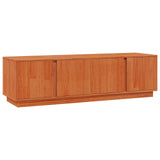 TV Cabinet Wax Brown 140 x 40 x 40 cm Solid Pine Wood 870000
