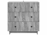 Drawer Cabinet Grey Sonoma 66 x 34.5 x 90 cm Engineered Wood 893921