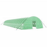 Greenhouse with Steel Frame Green 144 m 24x6x2.85 m 3188115