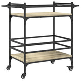 Kitchen Trolley Sonoma Oak 82x40x78.5 cm Engineered Wood 842362