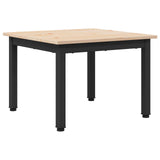 Coffee Table Natural 50 x 50 x 36 cm Solid Pine Wood 892755