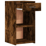 Bedside Cabinets 2 pcs Smoked Oak 35x34x65 cm Engineered Wood 840585