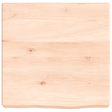Wall Shelf 40x40x cm Untreated Solid Wood Oak 363511