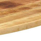 Table Top 110x40x2.5 cm Oval Solid Wood Mango 370821