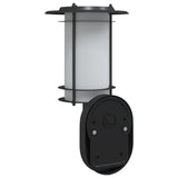 Outdoor Wall Lights with Sensors 2pcs Black Stainless Steel 4006291