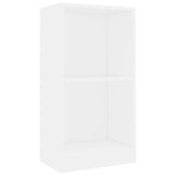 Bookcase White 40x24x75 cm Engineered Wood 800819