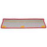 Stair Mats 10 pcs 65x21x4 cm Red Rectangular Edge 149829