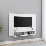 Wall TV Cabinet White 120x23.5x90 cm Engineered Wood 808269