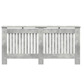 Radiator Cover Concrete Grey 172 x 19 x 81.5 cm Engineered Wood 884072