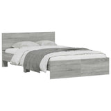 Bed Frame Grey Sonoma Engineered wood, Plywood Small Double 3207642