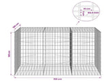 Gabion with 3.5 mm Wire and 5x10 cm Mesh 150x100x100 cm 3462909