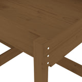 Sand Tables 2 pcs Honey Brown Solid Wood Pine 825054
