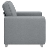 Sofa Light Grey 100 x 77 x 82 cm Fabric 4105207