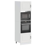 Oven Cabinets 2 pcs Lucca White Engineered Wood 3315031
