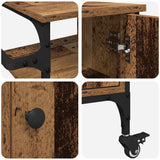 Kitchen Trolley Old Wood 87.5 x 39 x 84.5 cm Engineered Wood 871663