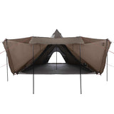Family Tent Tipi 8-Person Brown Waterproof 4009450