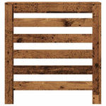 ZNTS Radiator Cover Old Wood 78x20x82 cm Engineered Wood 852688