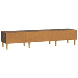 TV Cabinet Smoked Oak 147 x 34.5 x 30 cm Engineered Wood 894710
