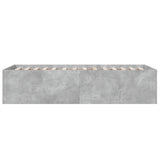 Bed Frame without Mattress Concrete Grey 90x190 cm Single 3280975