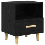Bedside Cabinet 2 pcs Black Oak 40 x 35 x 47 cm Engineered Wood 880588