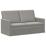 Sofa Set 2 pcs Light Grey Velvet 3433203