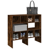 Shoe Racks 2 pcs Stackable Smoked Oak 89.5x30x40 cm 858848