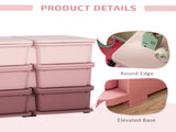Kids Storage Unit, with Six Drawers - Pink T3398P347681