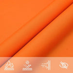 ZNTS Sunshade Sail Oxford Fabric Rectangular 2.5x4.5 m Orange 135703