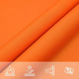 ZNTS Sunshade Sail Oxford Fabric Rectangular 2.5x4.5 m Orange 135703