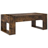 Coffee Table Smoked Oak 110 x 50 x 41 cm Engineered Wood 8000160