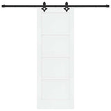 Sliding Door ORKDAL White 73.5 x 198.5 cm Solid Pine Wood 3333635