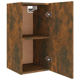 ZNTS 4 Piece TV Cabinet Set Smoked Oak Engineered Wood 3120206