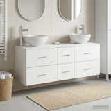 Bathroom Cabinet Set 3 pcs White 49.5 x 35 x 63 cm 3405795