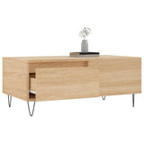 Coffee Table Sonoma Oak 90x50x36.5 cm Engineered Wood 830807