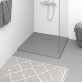 Shower Base Tray SMC Grey 90x90 cm 148933