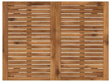 Garden Bar Table Natural 80 x 80.5 x 105 cm Solid Acacia Wood 901257