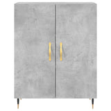 Highboard Concrete Grey 69.5x34x180 cm Engineered Wood 3198197