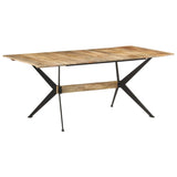Dining Table 180x90x76 cm Solid Mango Wood 321687