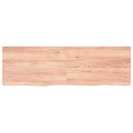 Bathroom Countertop Light Brown 160x50xcm Treated Solid Wood 3156157