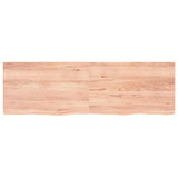Bathroom Countertop Light Brown 160x50xcm Treated Solid Wood 3156157
