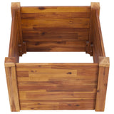 Garden Raised Bed 60x60x44 cm Solid Acacia Wood 46576